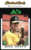 1986 Topps #148 Mike Heath