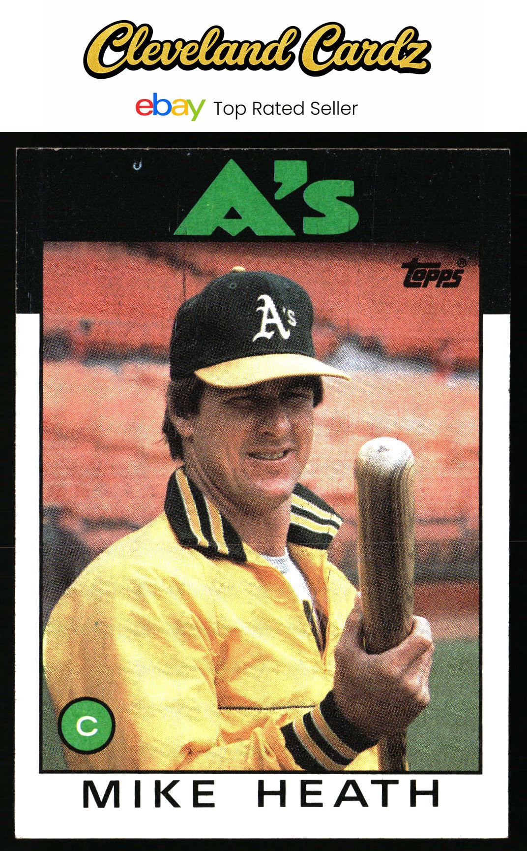 1986 Topps #148 Mike Heath