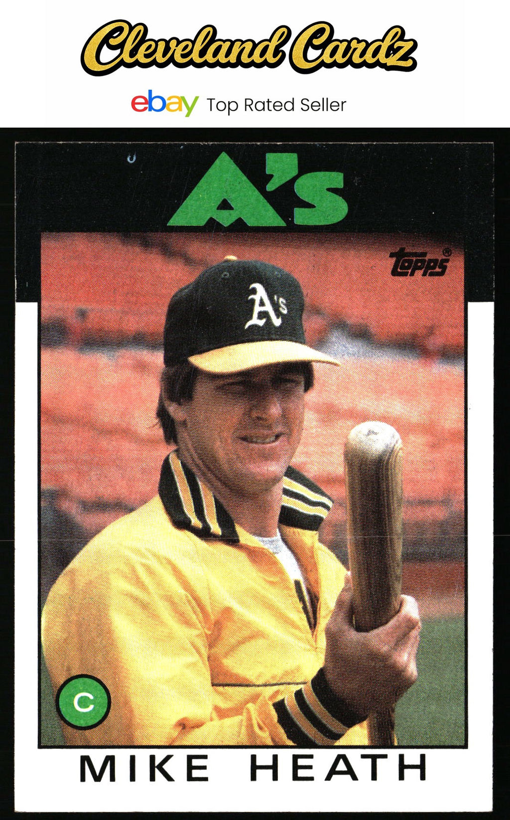 1986 Topps #148 Mike Heath