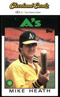1986 Topps #148 Mike Heath
