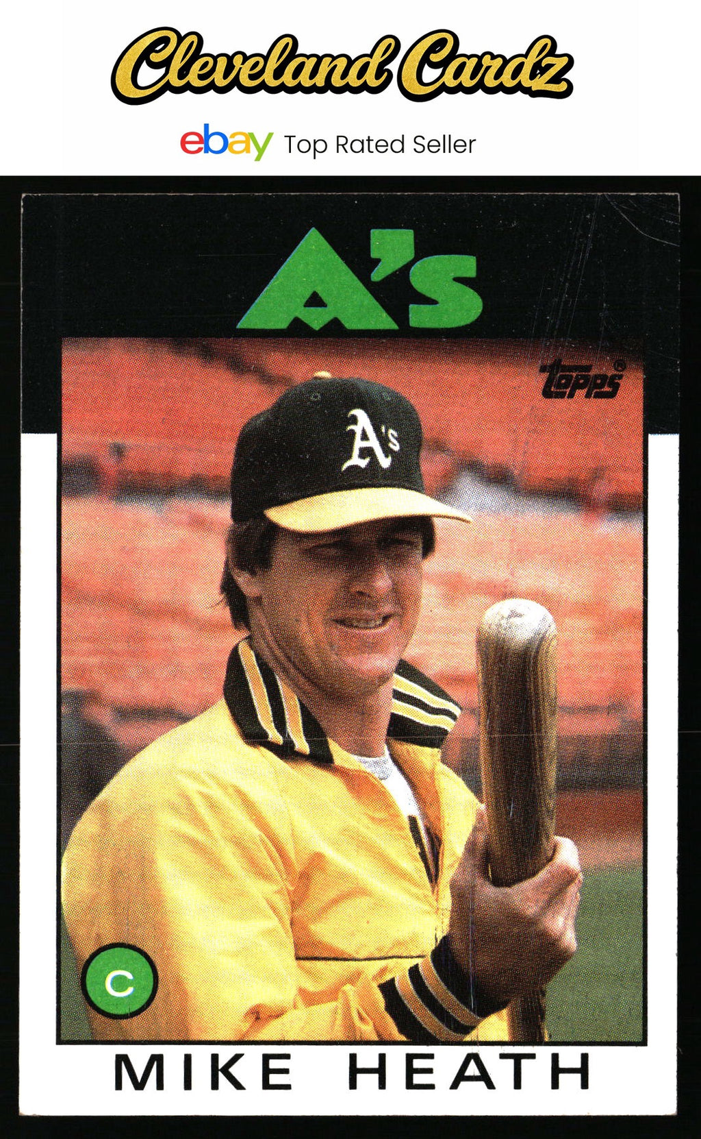 1986 Topps #148 Mike Heath