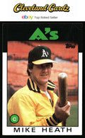 1986 Topps #148 Mike Heath