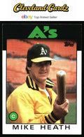 1986 Topps #148 Mike Heath