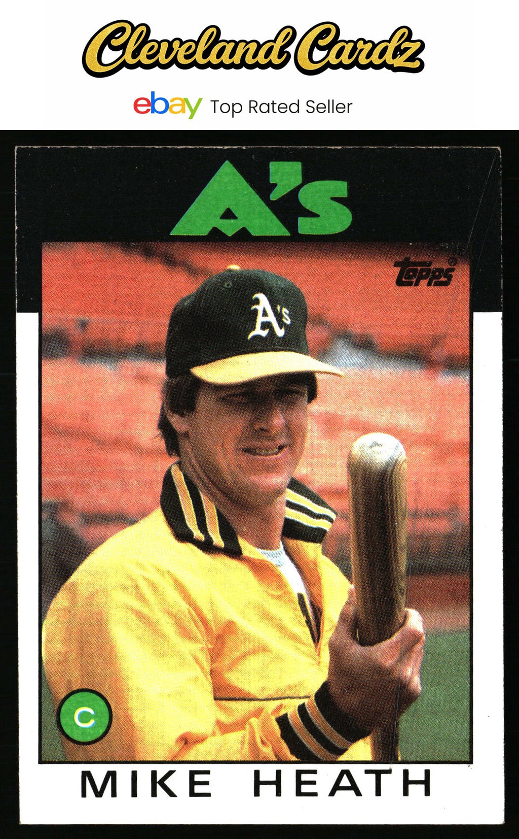 1986 Topps #148 Mike Heath
