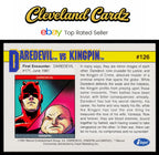 1991 Impel Marvel Universe II #126 Daredevil vs. Kingpin