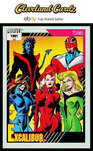 1991 Impel Marvel Universe II #155 Excalibur