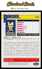 1991 Impel Marvel Universe II #14b Punisher
