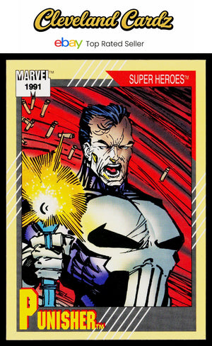 1991 Impel Marvel Universe II #14b Punisher