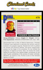 1991 Impel Marvel Universe II #79 Puma