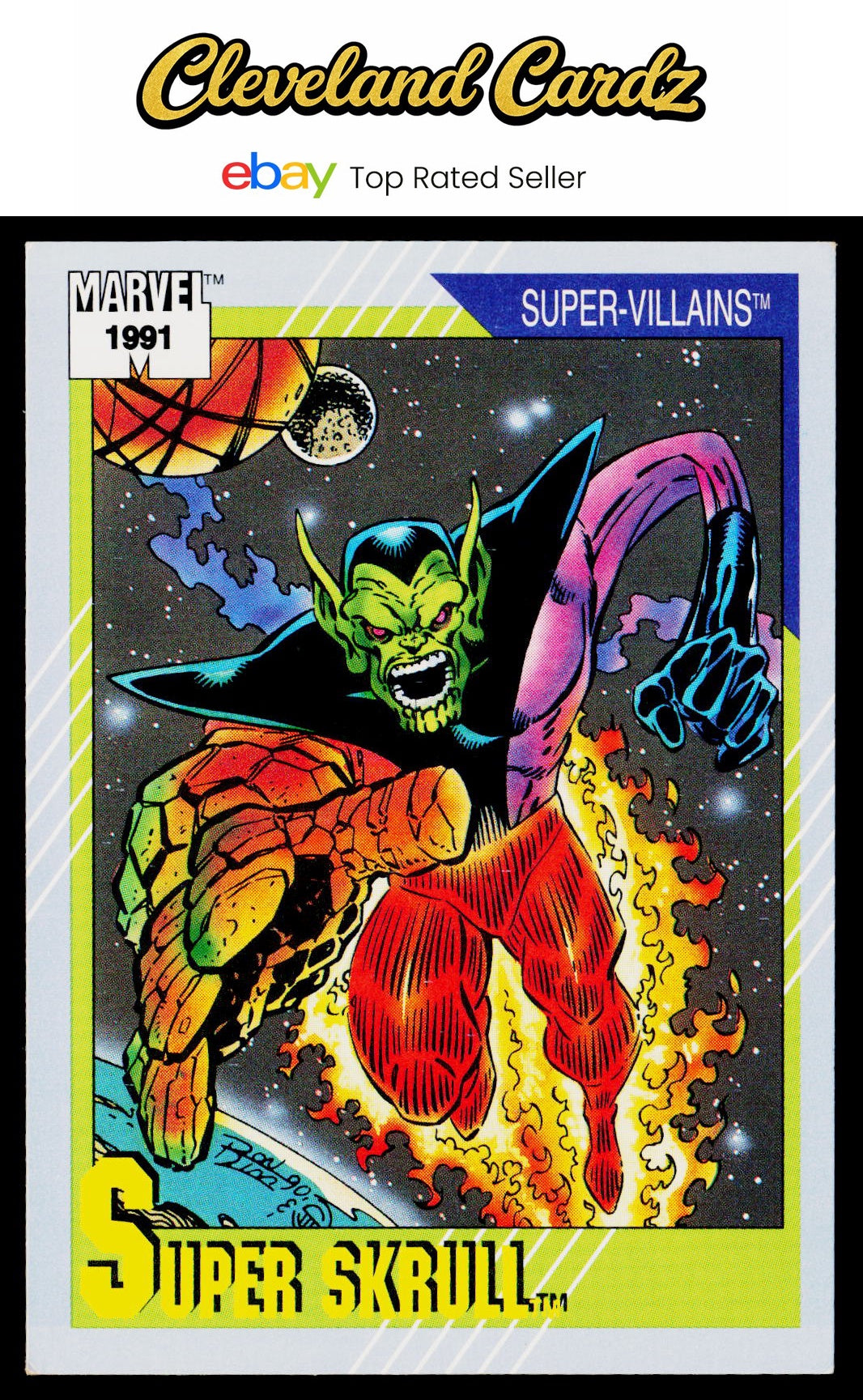 1991 Impel Marvel Universe II #62 Super Skrull