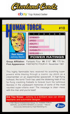 1991 Impel Marvel Universe II #10b Human Torch