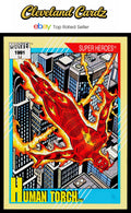 1991 Impel Marvel Universe II #10b Human Torch