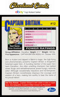 1991 Impel Marvel Universe II #12a Captain Britain