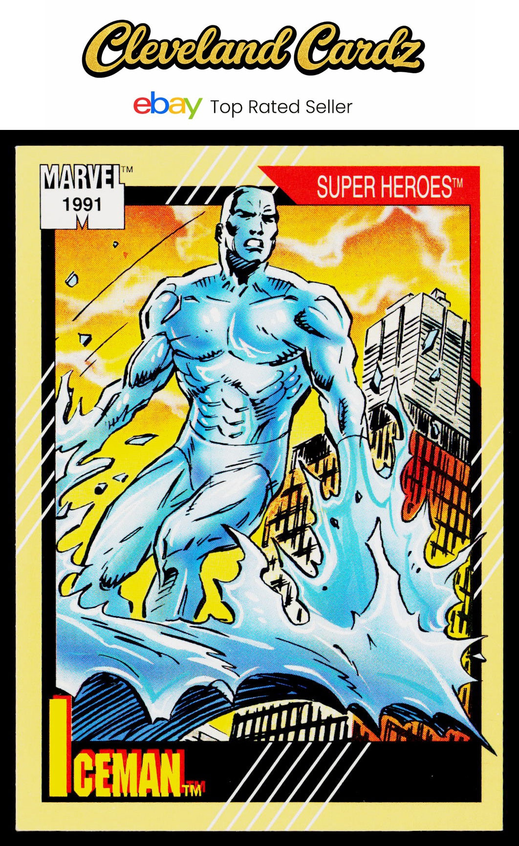 1991 Impel Marvel Universe II #8a Iceman
