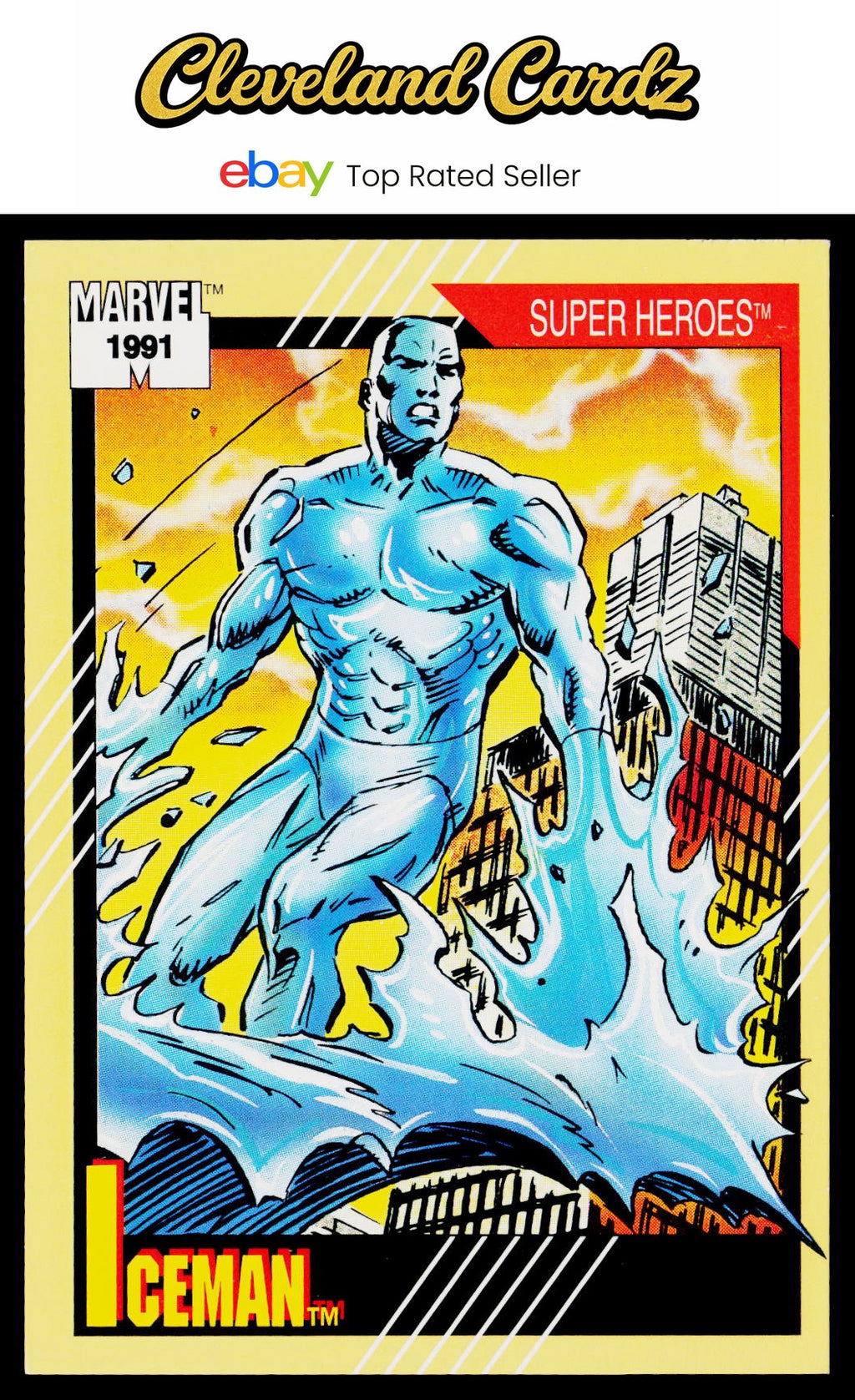 1991 Impel Marvel Universe II #8a Iceman