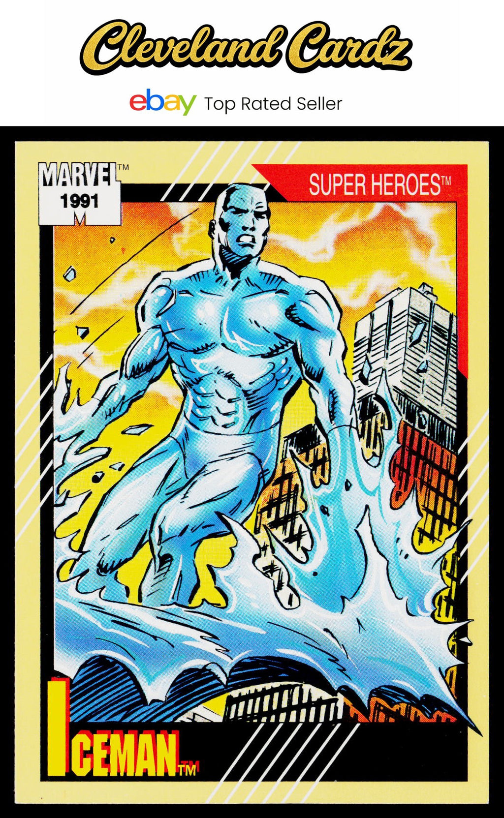 1991 Impel Marvel Universe II #8a Iceman