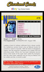 1991 Impel Marvel Universe II #78 Nebula