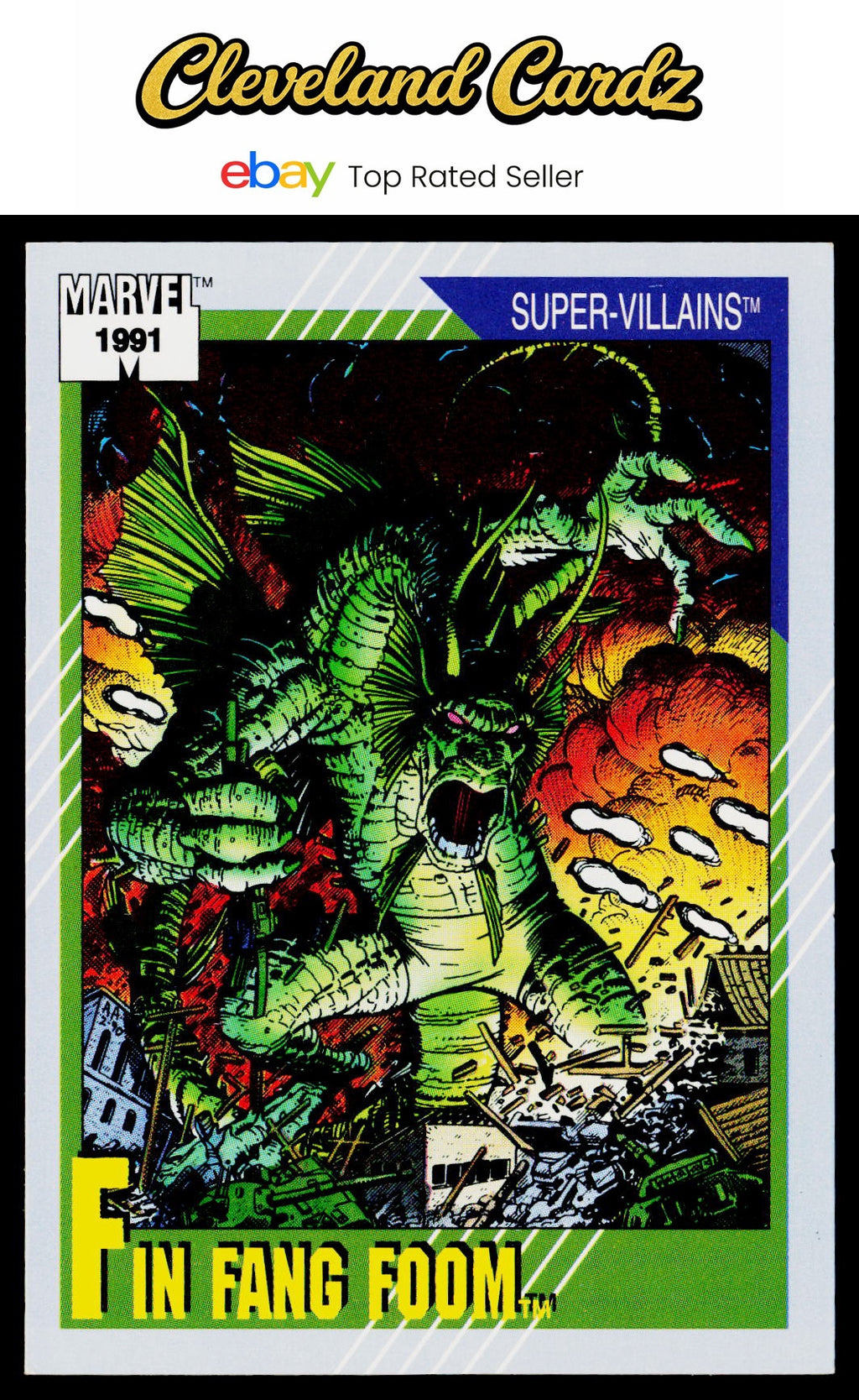 1991 Impel Marvel Universe II #65 Fin Fang Foom