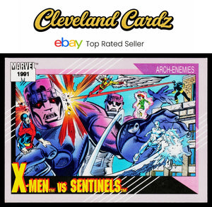1991 Impel Marvel Universe II #106 X-Men vs. Sentinels