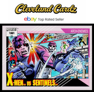 1991 Impel Marvel Universe II #106 X-Men vs. Sentinels