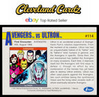 1991 Impel Marvel Universe II #114 Avengers vs. Ultron
