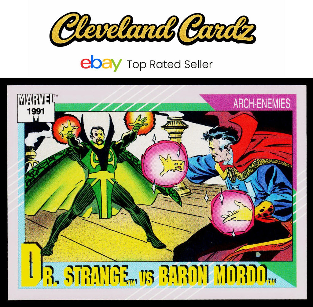 1991 Impel Marvel Universe II #110 Dr. Strange vs. Baron Mordo