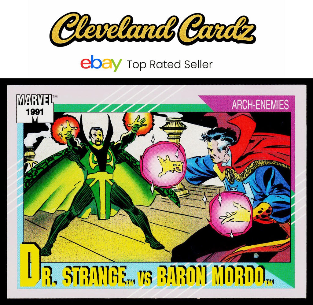 1991 Impel Marvel Universe II #110 Dr. Strange vs. Baron Mordo