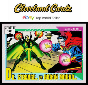1991 Impel Marvel Universe II #110 Dr. Strange vs. Baron Mordo
