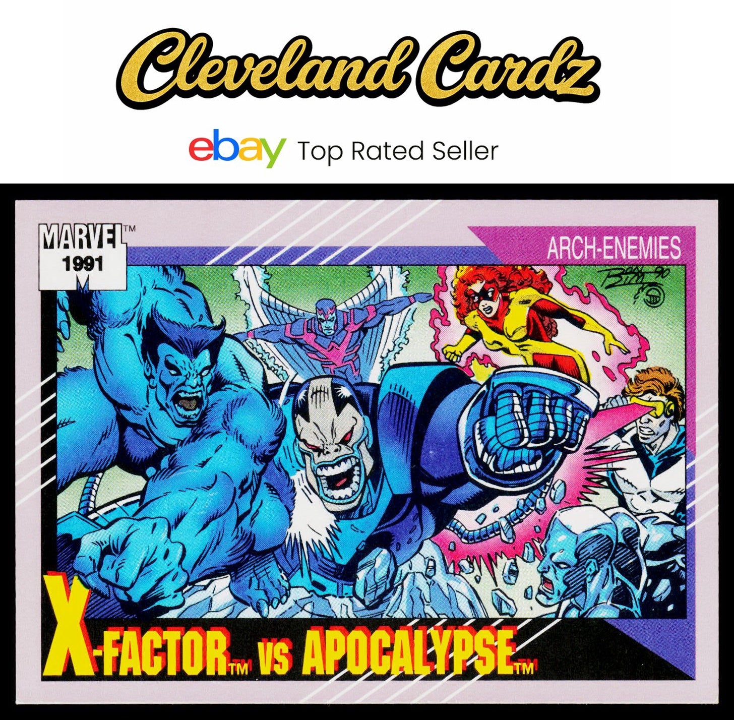 1991 Impel Marvel Universe II #101 X-Factor vs. Apocalypse