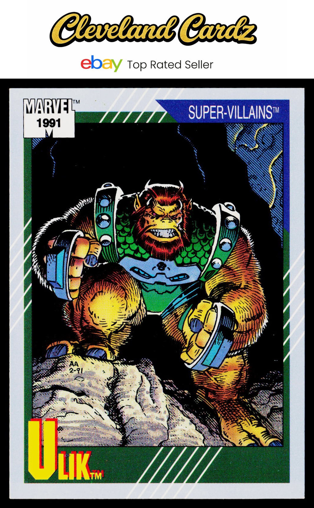 1991 Impel Marvel Universe II #68 Ulik