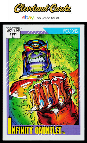 1991 Impel Marvel Universe II #134 Infinity Gauntlet