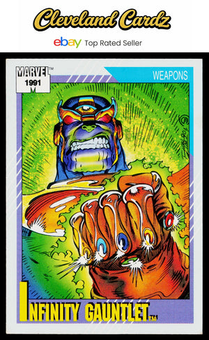 1991 Impel Marvel Universe II #134 Infinity Gauntlet