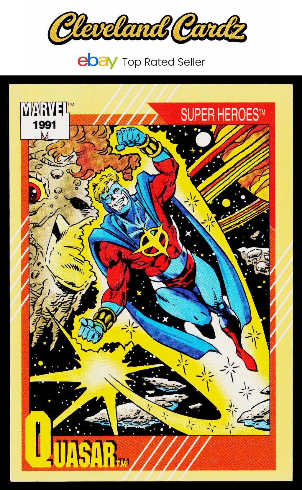 1991 Impel Marvel Universe II #49 Quasar
