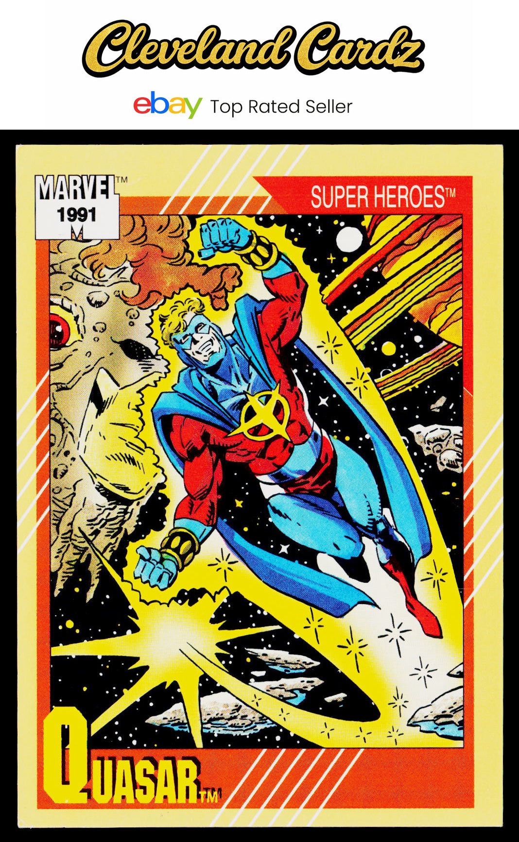 1991 Impel Marvel Universe II #49 Quasar