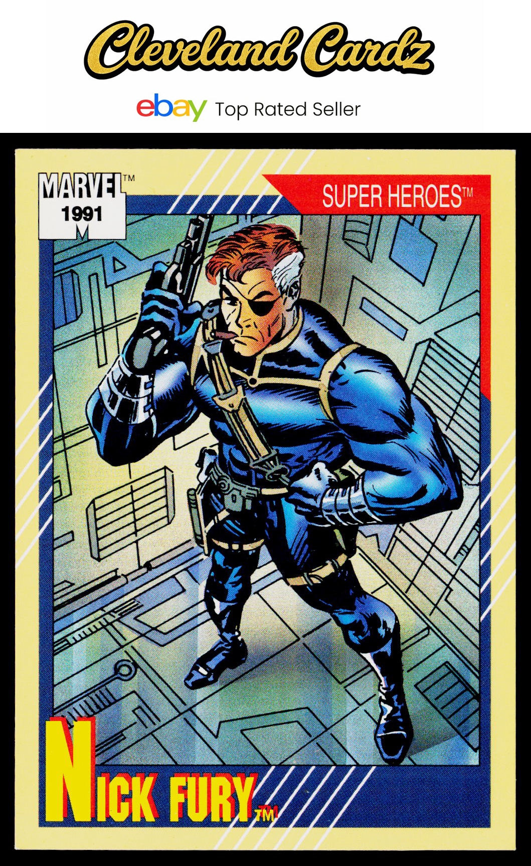 1991 Impel Marvel Universe II #52 Nick Fury