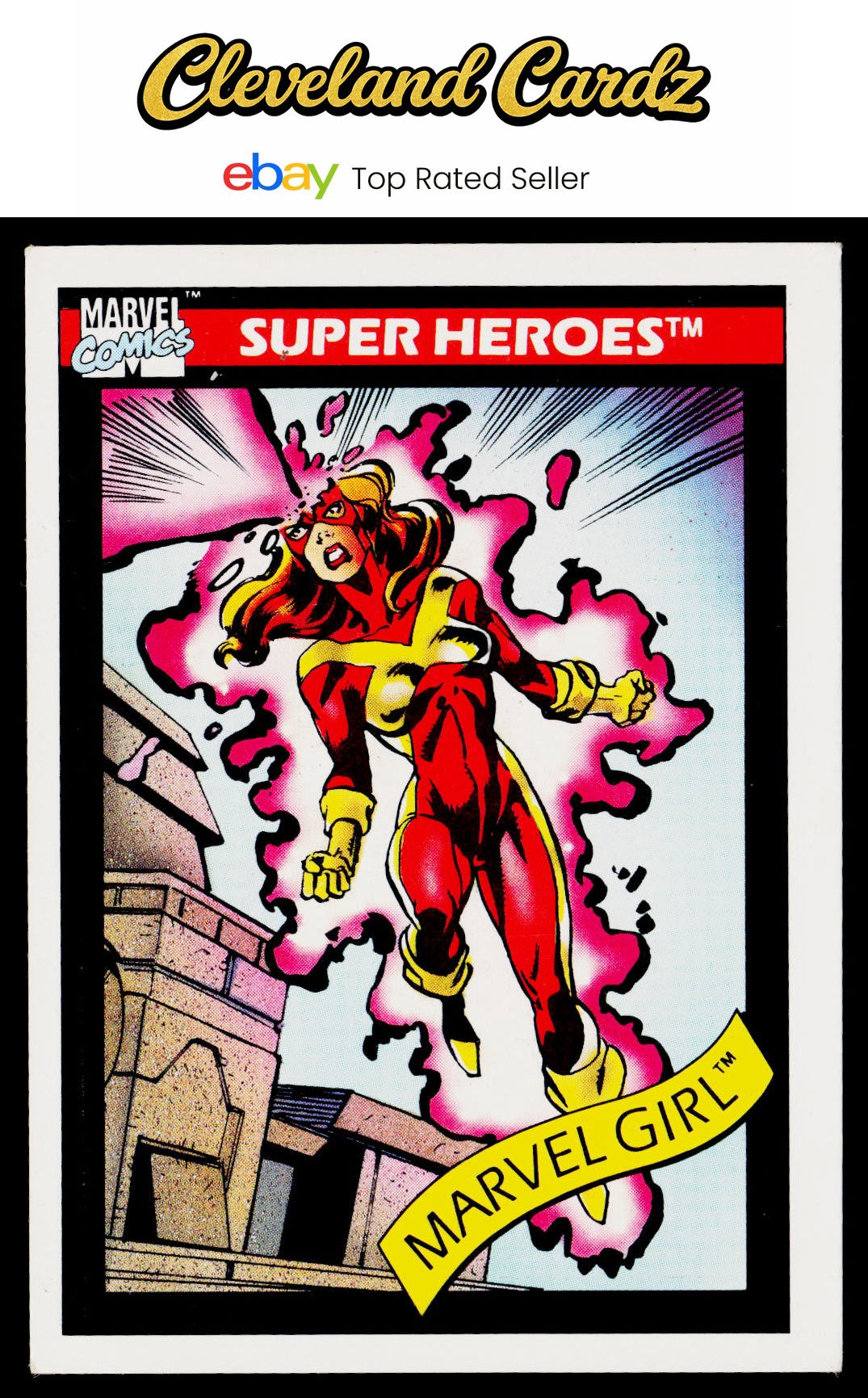 1990 Impel Marvel Universe #9 Marvel Girl