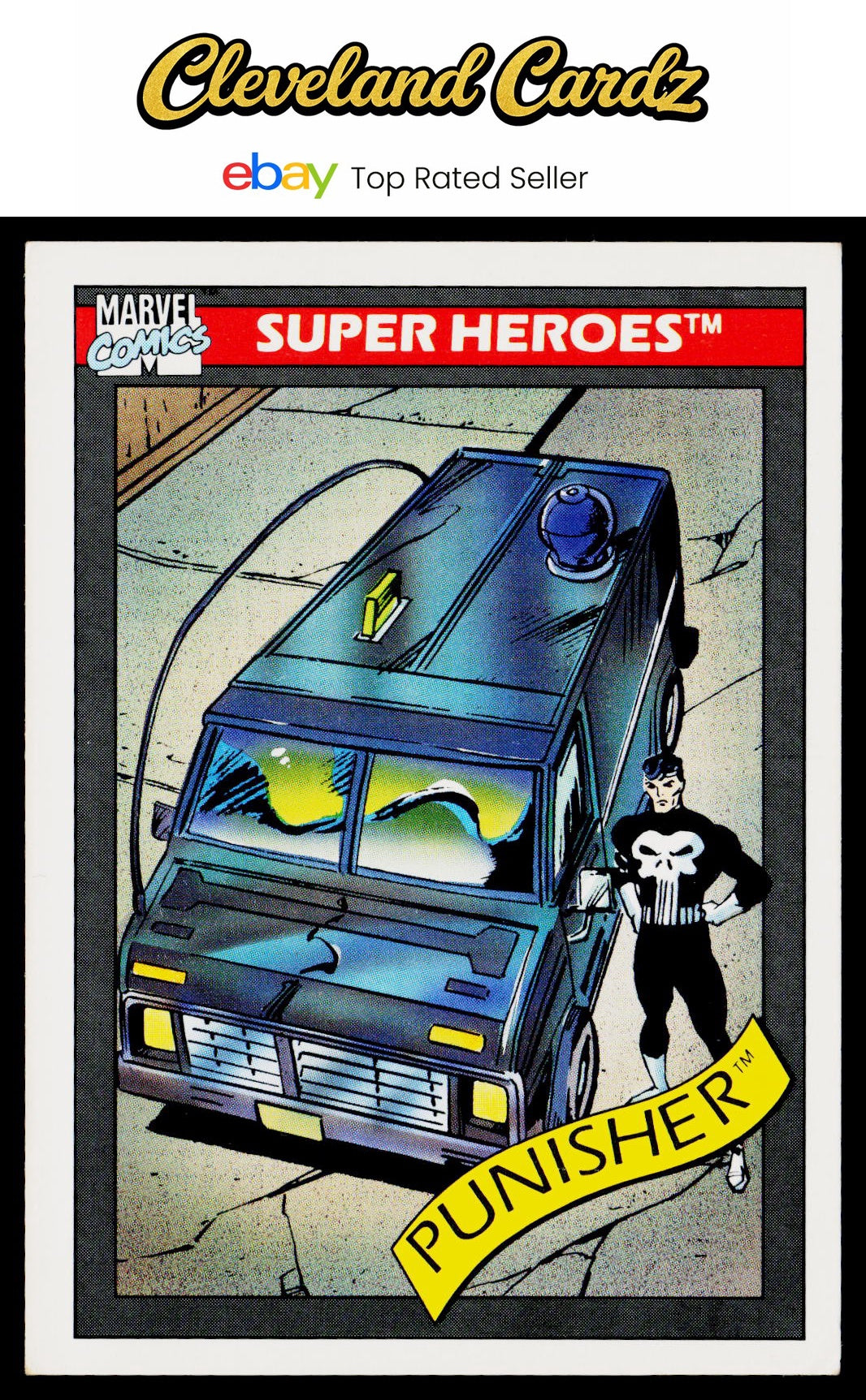 1990 Impel Marvel Universe #44 Punisher