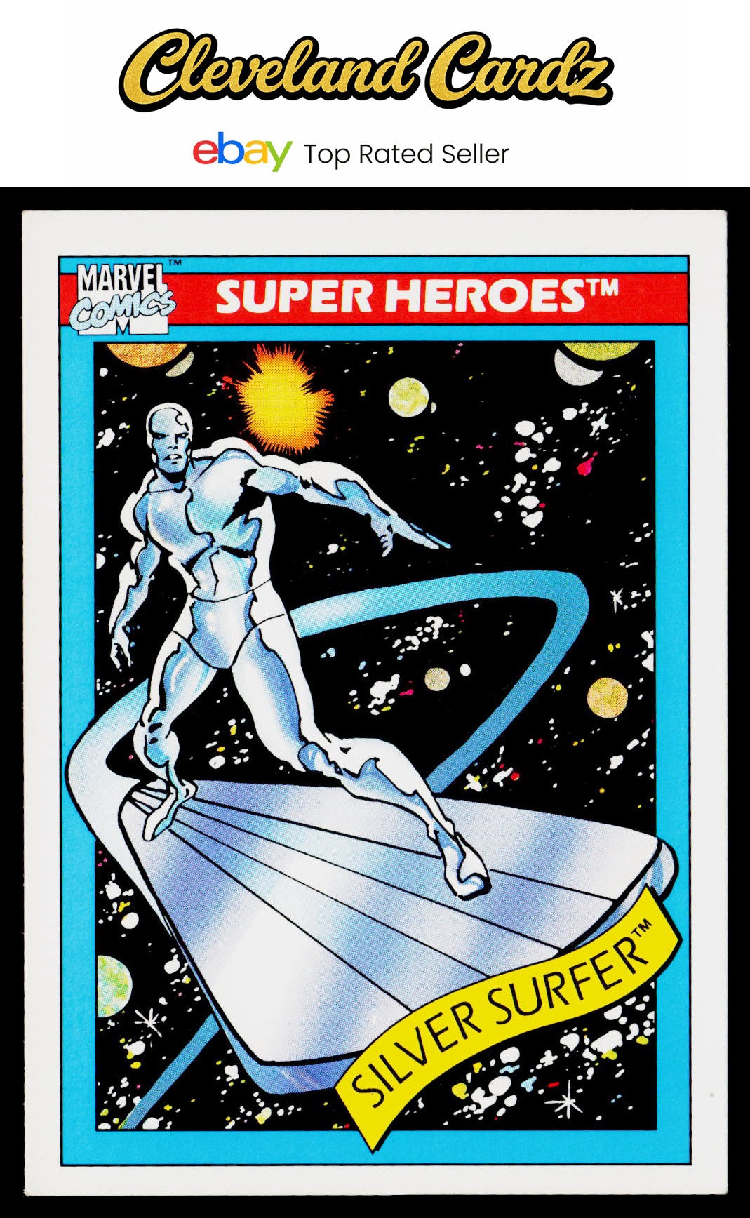 1990 Impel Marvel Universe #32 Silver Surfer