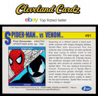 1991 Impel Marvel Universe II #91 Spider-Man vs. Venom