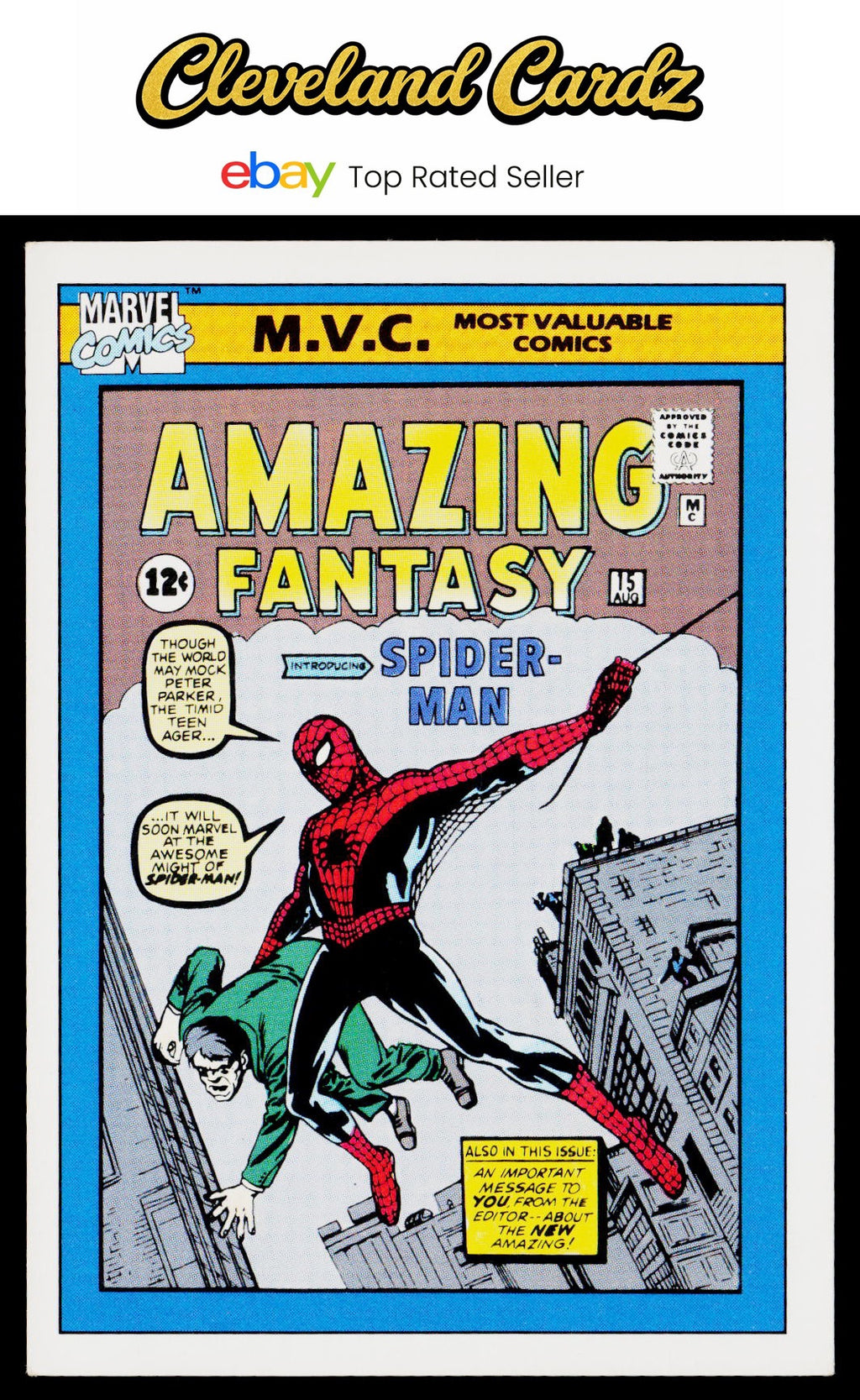 1990 Impel Marvel Universe #126 Amazing Fantasy #15