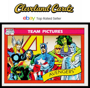 1990 Impel Marvel Universe #138 The Avengers