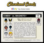 1990 Impel Marvel Universe #100 X-Men vs. Magneto