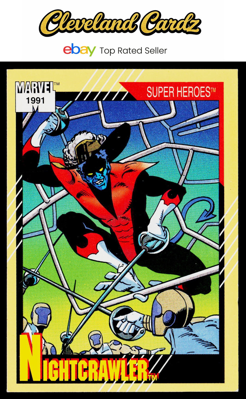 1991 Impel Marvel Universe II #11a Nightcrawler