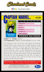 1991 Impel Marvel Universe II #139 Captain Marvel