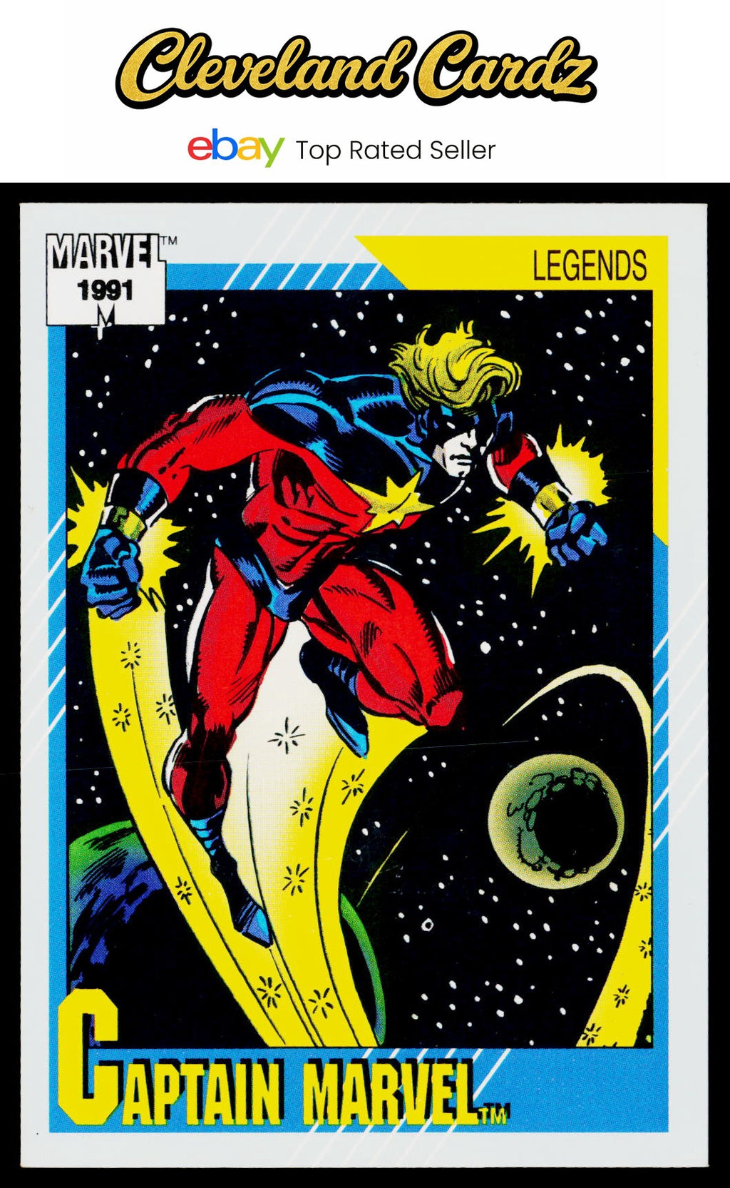 1991 Impel Marvel Universe II #139 Captain Marvel