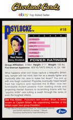 1991 Impel Marvel Universe II #18a Psylocke