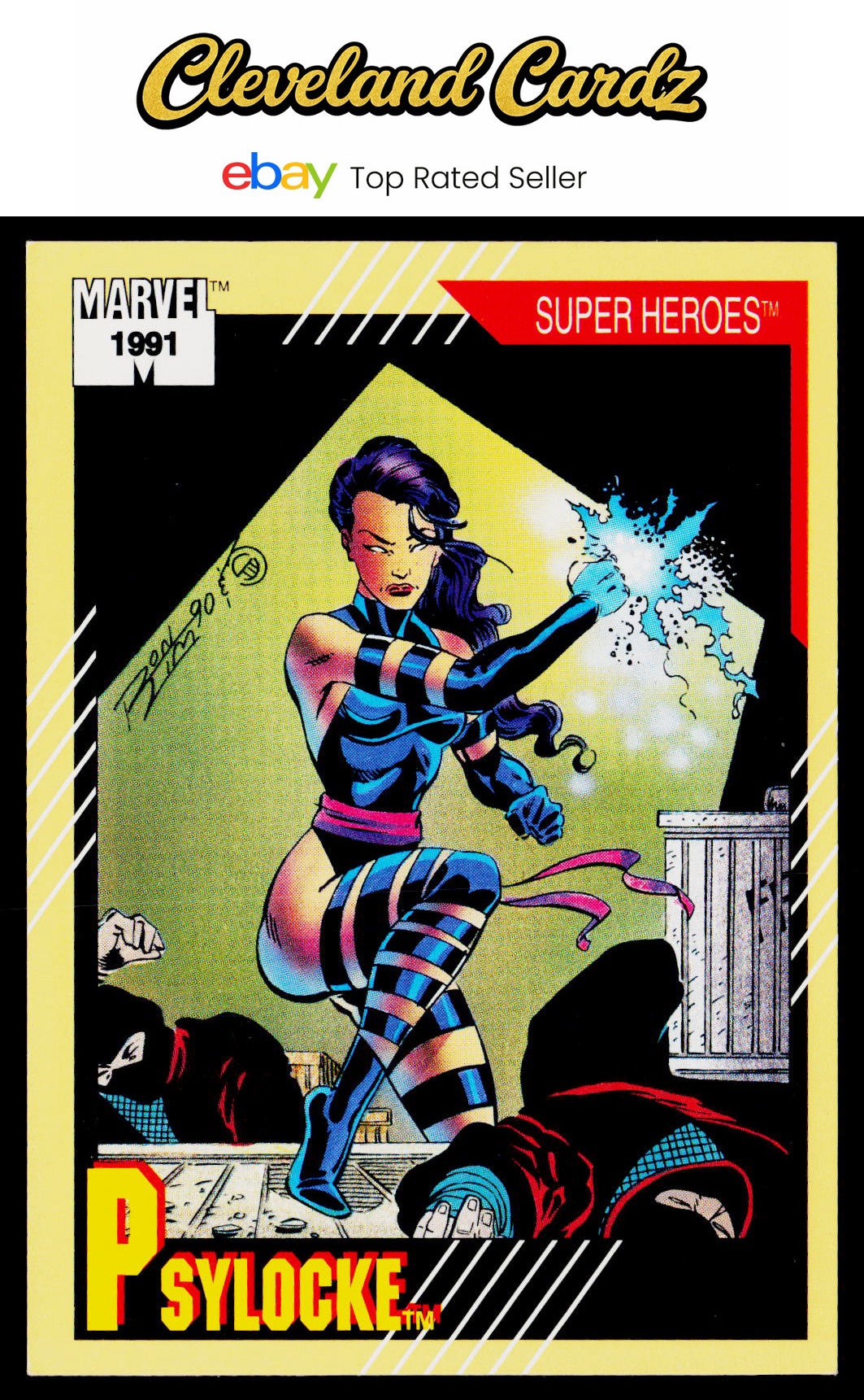 1991 Impel Marvel Universe II #18a Psylocke