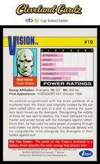 1991 Impel Marvel Universe II #19 Vision