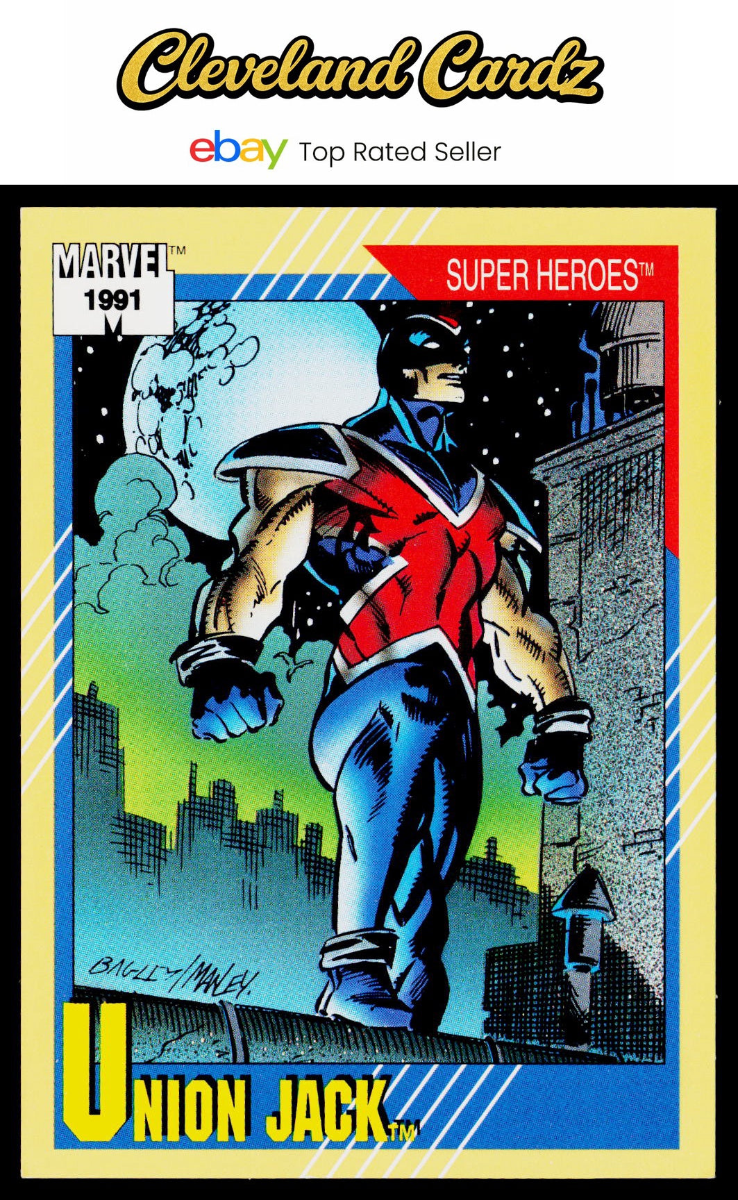 1991 Impel Marvel Universe II #24 Union Jack
