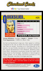1991 Impel Marvel Universe II #25 Quicksilver
